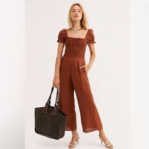 Faithfull Winnie Linen Jumpsuit